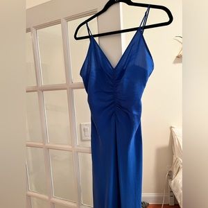 Zara xs blue midi dress